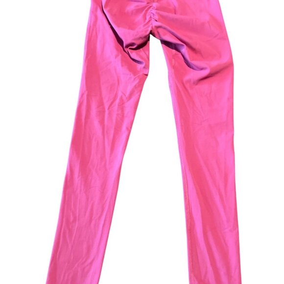 Gymshark Xs Scrunch Butt Pink Workout Leggings - Picture 3 of 10